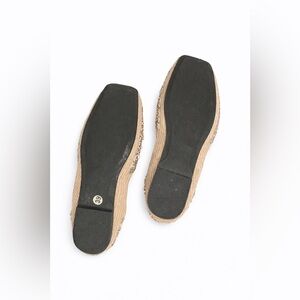 Elegant Embellished Flats w/ Pearls & Bow – Size